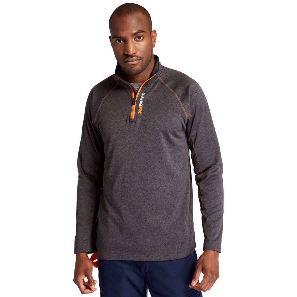 Hanorac Timberland Barbati Gri Inchis - Pro® Understory Quarter-Zip Fleece - Romania - QKLTDN134